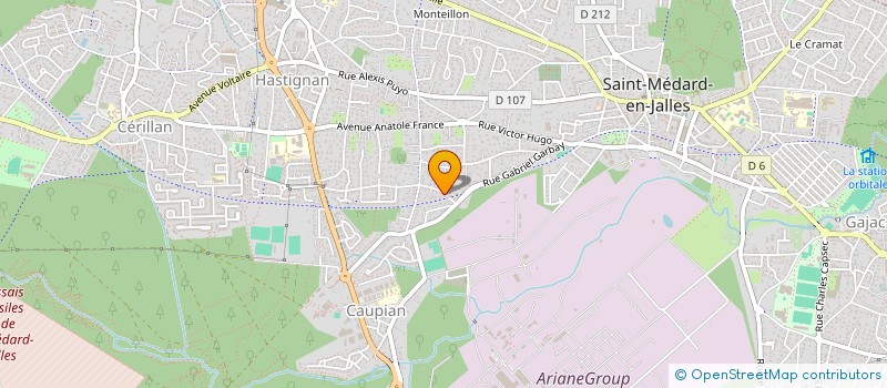 localisation de l'entreprise JYVE CONSEIL à SAINT-MEDARD-EN-JALLES
