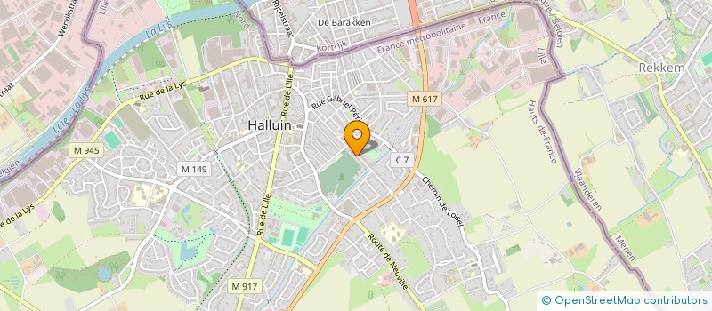 localisation de l'entreprise JYVGC  HALLUIN