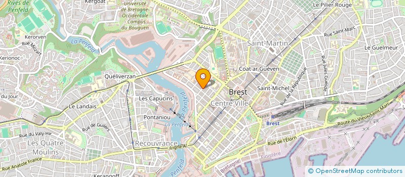 localisation de l'entreprise JZ  BREST