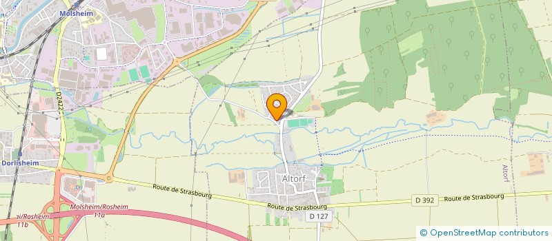 localisation de l'entreprise JZ  ACHENHEIM