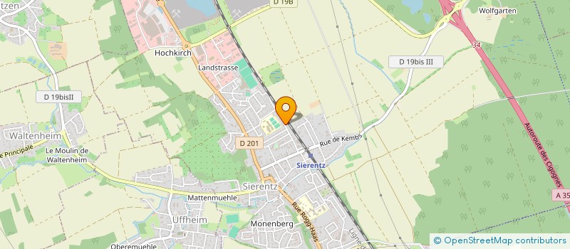 localisation de l'entreprise JZ FORMATIONS  SIERENTZ