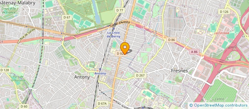 localisation de l'entreprise JZ INVESTISSEMENT à ANTONY