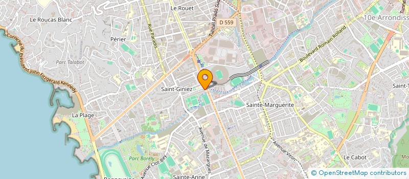 localisation de l'entreprise JZ7 COACHING à MARSEILLE