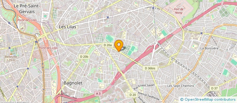 localisation de l'entreprise JZE IMMO  BAGNOLET