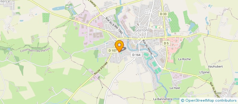 localisation de l'entreprise JZH  GORRON