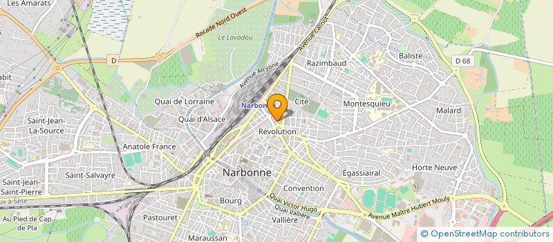 localisation de l'entreprise K 11 SERVICES à NARBONNE