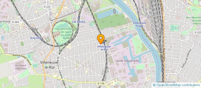 localisation de l'entreprise K 2 à VILLENEUVE-LE-ROI