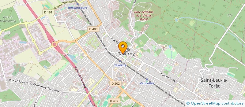 localisation de l'entreprise K 2 C  TAVERNY