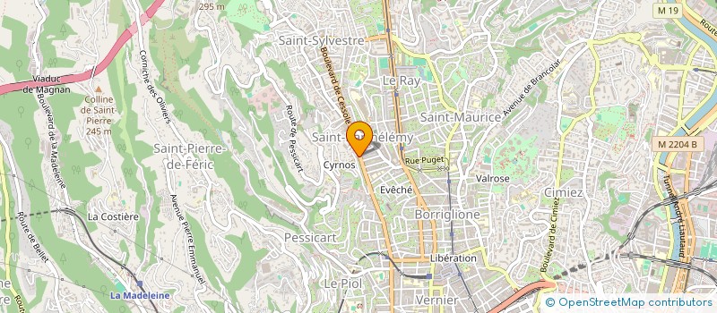 localisation de l'entreprise K 2 E FLEURS ET NOUS à NICE