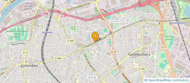 localisation de l'entreprise K 2 K à ASNIERES-SUR-SEINE