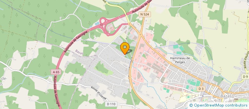localisation de l'entreprise K 2 NETT à BAZAS