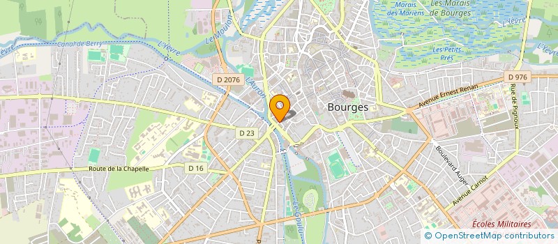 localisation de l'entreprise K 2000 à BOURGES