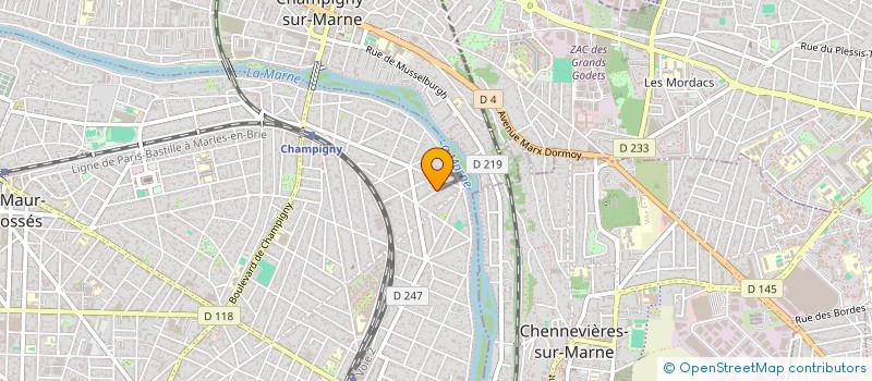 localisation de l'entreprise K.3 HOLDING  SAINT-MAUR-DES-FOSSES