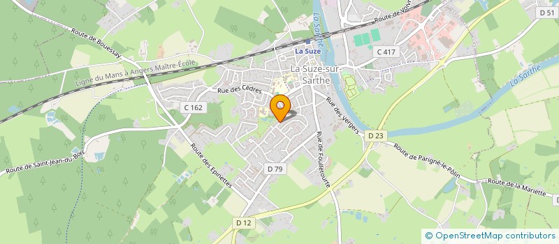 localisation de l'entreprise K 3 S  LA SUZE-SUR-SARTHE