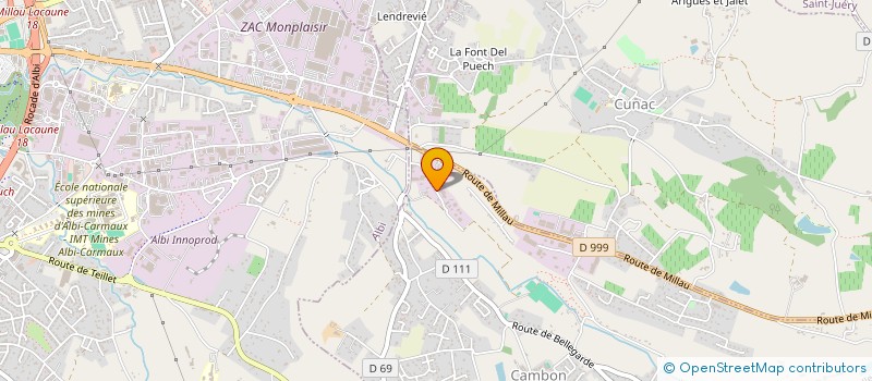 localisation de l'entreprise K  CAMBON