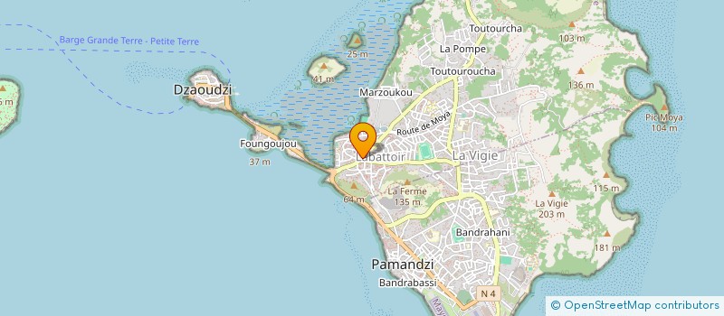 localisation de l'entreprise K à DZAOUDZI