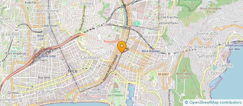 localisation de l'entreprise K'6 à NICE