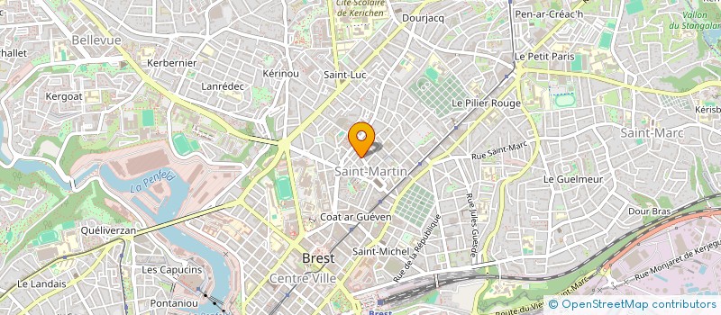 localisation de l'entreprise K à BREST