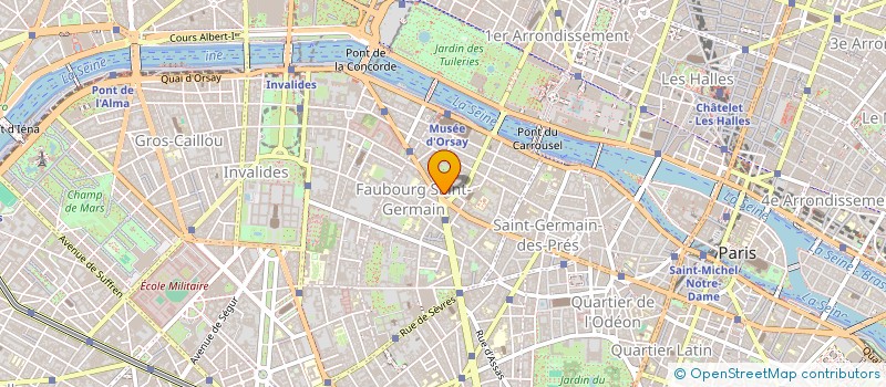 localisation de l'entreprise K à PARIS