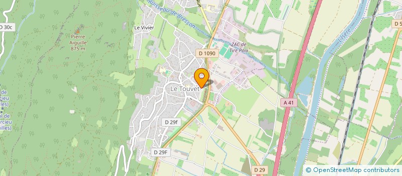 localisation de l'entreprise K A 2 C  LE TOUVET