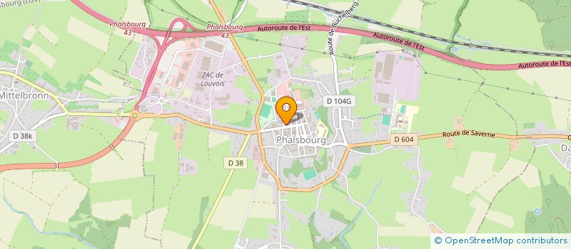 localisation de l'entreprise K.A.A. IMMO  PHALSBOURG