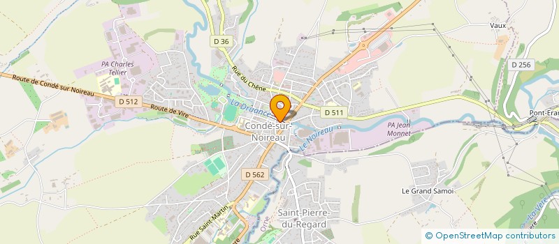 localisation de l'entreprise K&A CONDE  CONDE-EN-NORMANDIE