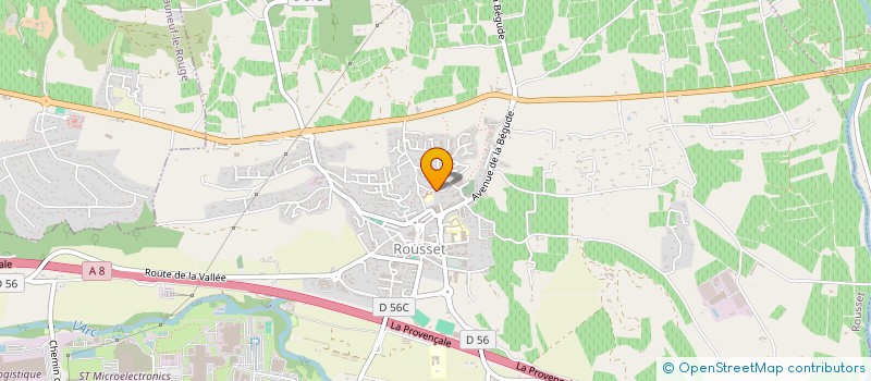 localisation de l'entreprise K.A.D GESTION  CHATEAUNEUF-LE-ROUGE