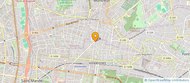 localisation de l'entreprise K.A.D.I.M.A. à VINCENNES