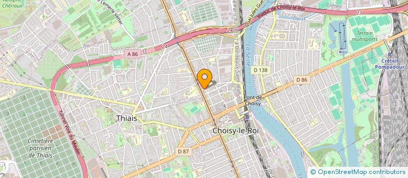 localisation de l'entreprise K.A DRIVE à CHOISY-LE-ROI