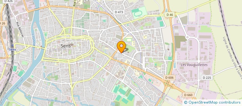 localisation de l'entreprise K.A. GROUPE à SENS