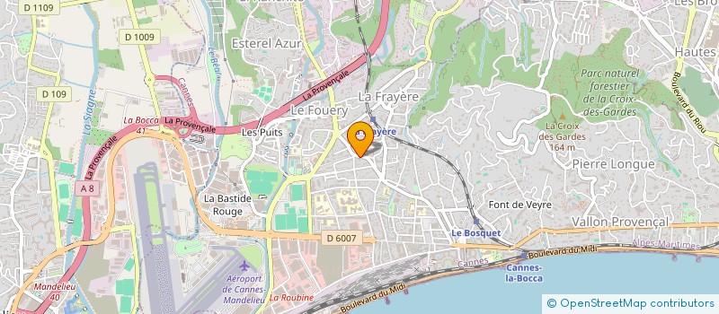 localisation de l'entreprise K.A.I.S.A à CANNES