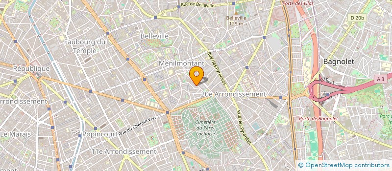 localisation de l'entreprise K.A.J.F CLIMAT  PARIS