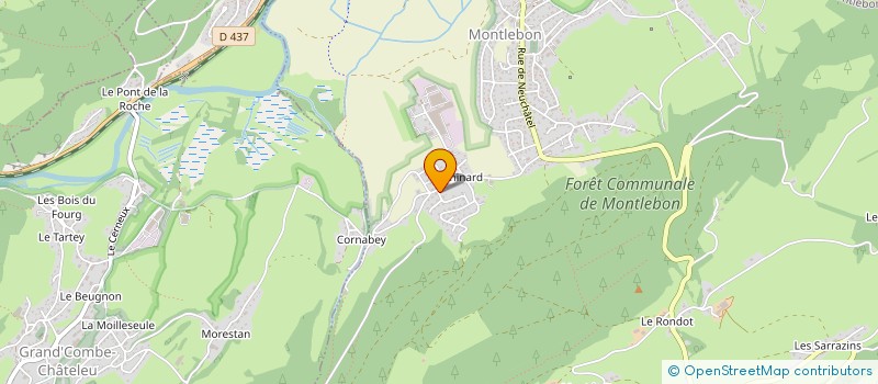 localisation de l'entreprise K.A.L.F.  MONTLEBON