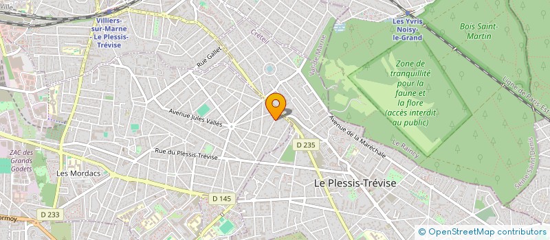 localisation de l'entreprise K A M à CHAMPIGNY-SUR-MARNE