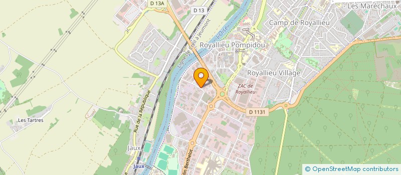 localisation de l'entreprise K.A.M.F. à COMPIEGNE