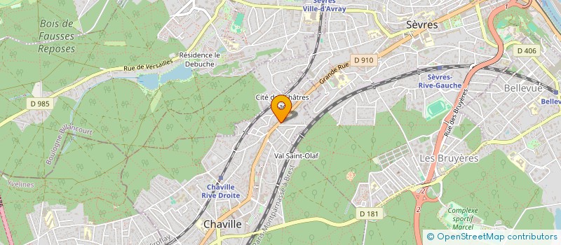 localisation de l'entreprise K'A.M.S. LOCATION à CHAVILLE