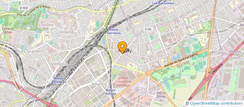 localisation de l'entreprise K.A. NET MULTISERVICES à MASSY