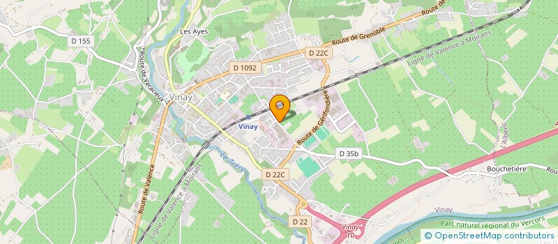 localisation de l'entreprise K.A.P. à VINAY