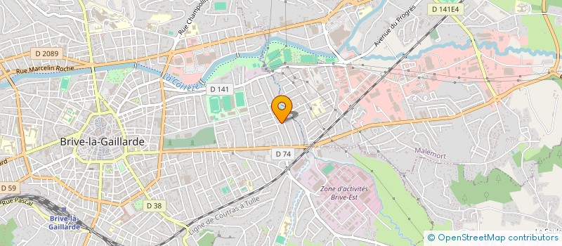 localisation de l'entreprise K.A.R.I  BRIVE LA GAILLARDE