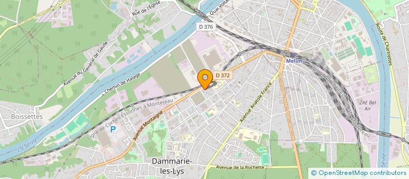 localisation de l'entreprise K.A SECURITE à DAMMARIE-LES-LYS