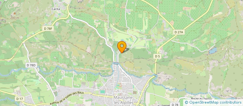 localisation de l'entreprise K.A.T-MANVILLE  LES BAUX-DE-PROVENCE