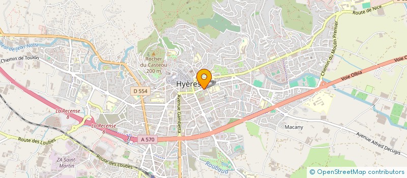 localisation de l'entreprise K.A.T.S.U.O.  HYERES