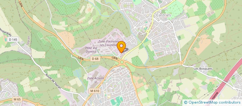 localisation de l'entreprise K.A.V  CASTRIES