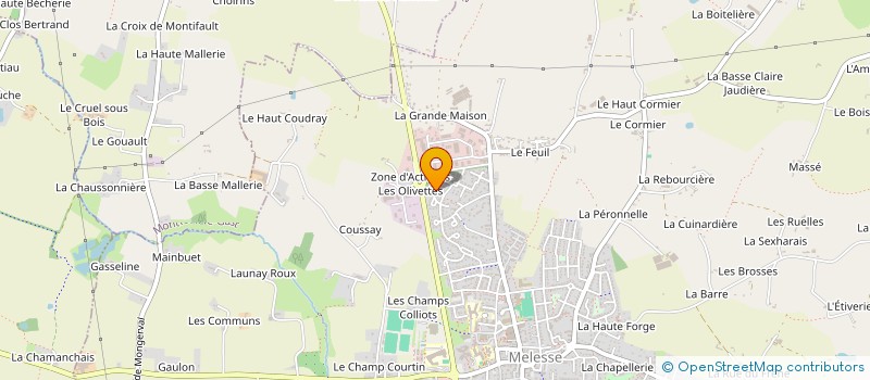 localisation de l'entreprise K.A.W IMMO  MELESSE