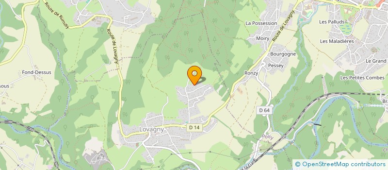 localisation de l'entreprise K'ADMIN  LOVAGNY