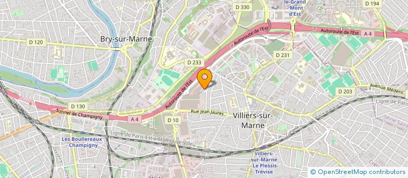 localisation de l'entreprise K'AIR PLOMBERIE à VILLIERS SUR MARNE