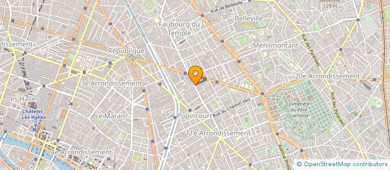 localisation de l'entreprise K'ANAIS à PARIS
