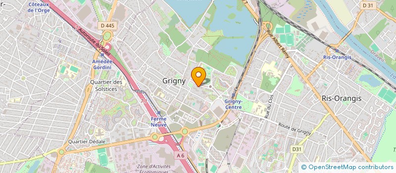 localisation de l'entreprise K AND D COLLECTION  GRIGNY