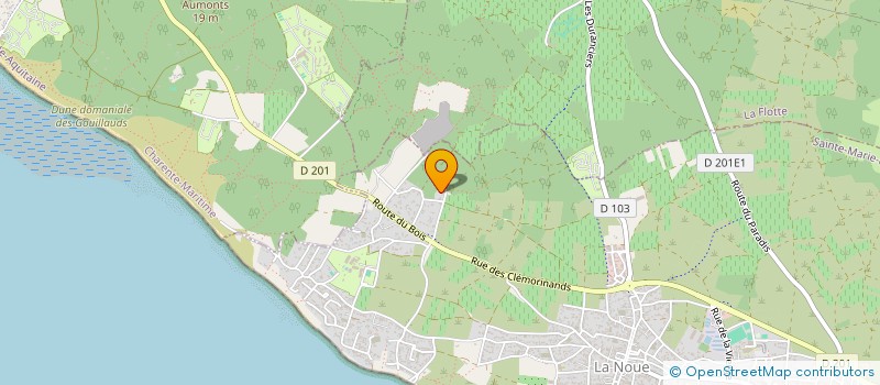 localisation de l'entreprise K AND P  SAINTE-MARIE-DE-RE