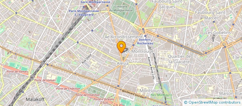 localisation de l'entreprise K AND P INVEST  PARIS